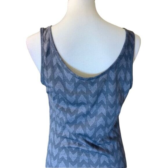 Threads 4 Thought Maxi Dress Sleeveless Gray Arrow Pattern Size Medium - Picture 5 of 12